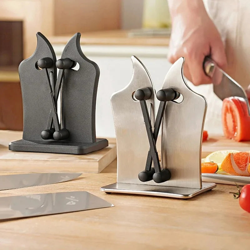 Easy & Safe Knife Sharpener – Kitchen Sharpening Tool for Chef’s & Damascus Knives