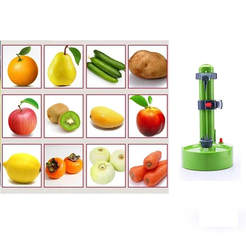 Electric Apple, Potato & Lemon Peeler – Automatic Rotating Fruit & Vegetable Peeling Machine