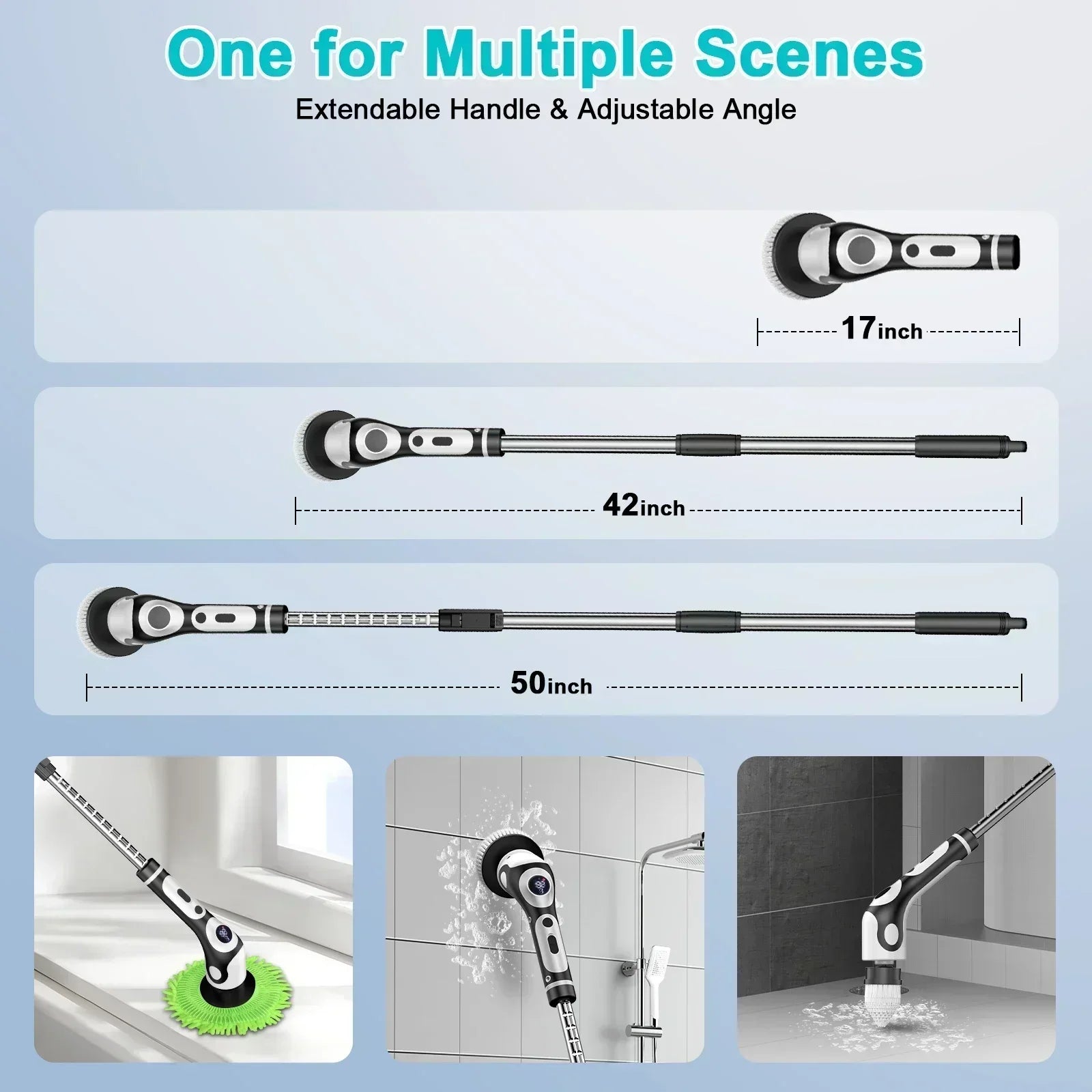 TINSOL 11-in-1 Electric Cleaning Brush