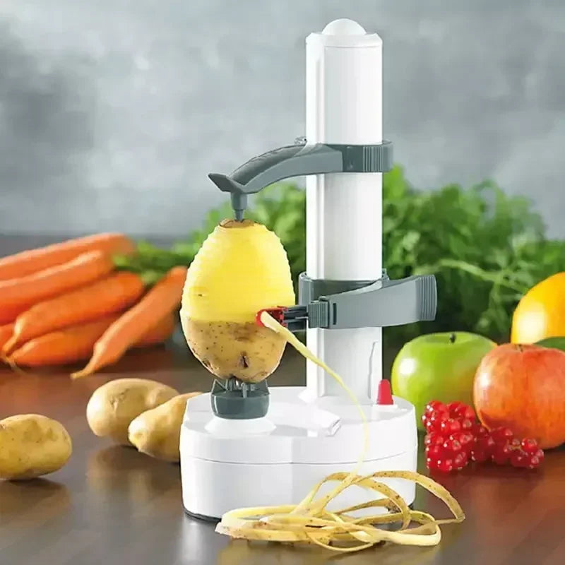 Electric Apple, Potato & Lemon Peeler – Automatic Rotating Fruit & Vegetable Peeling Machine