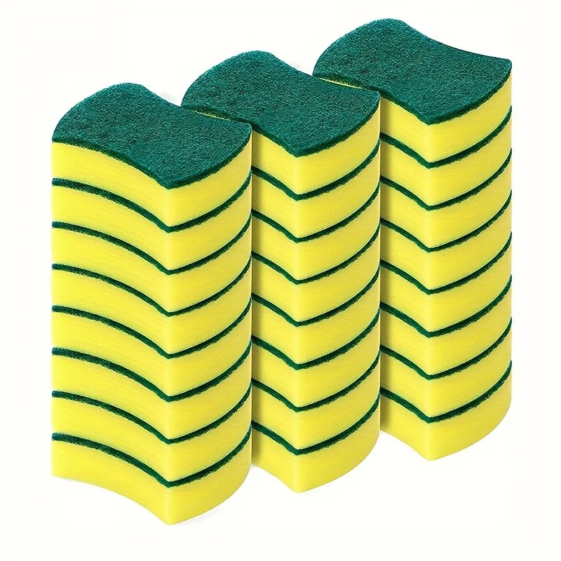 Multifunctional Double-Sided Cleaning Sponge – Strong Decontamination for Dishwashing
