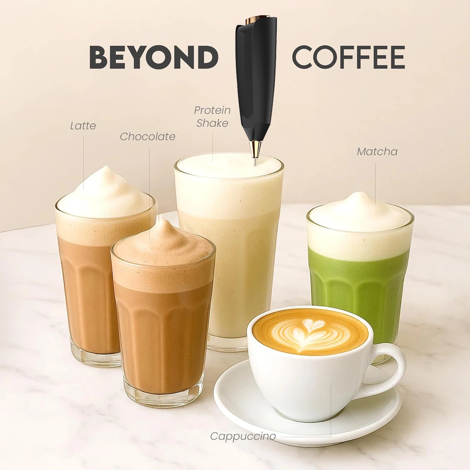 Handheld Electric Milk Frother