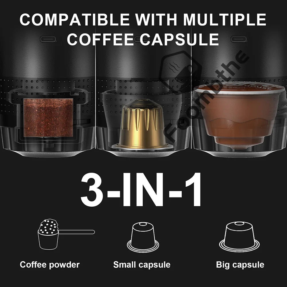 Portable Wireless Espresso Coffee Maker