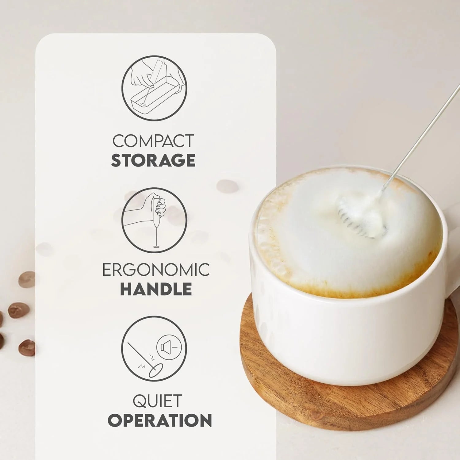 Handheld Electric Milk Frother