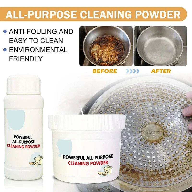 Powerful Kitchen Cleaner & Shoe Whitening Powder – One-Second Stain Remover