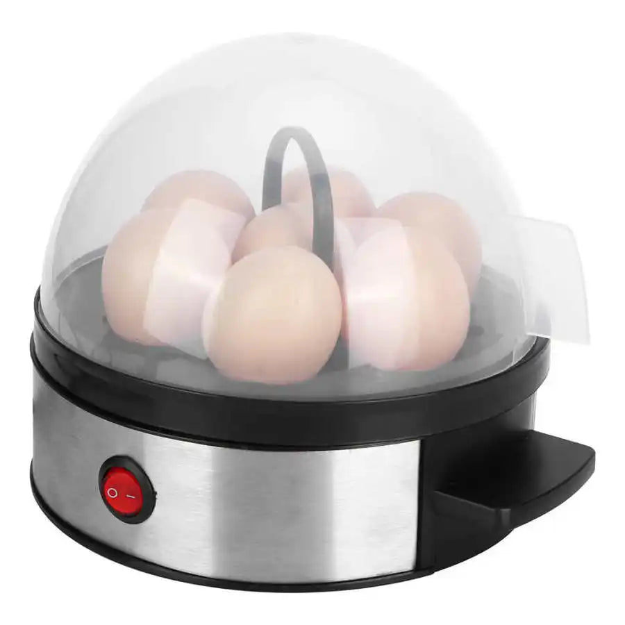 Mini Electric Egg Cooker – Stainless Steel 7-Egg Steamer Boiler, EU 220V