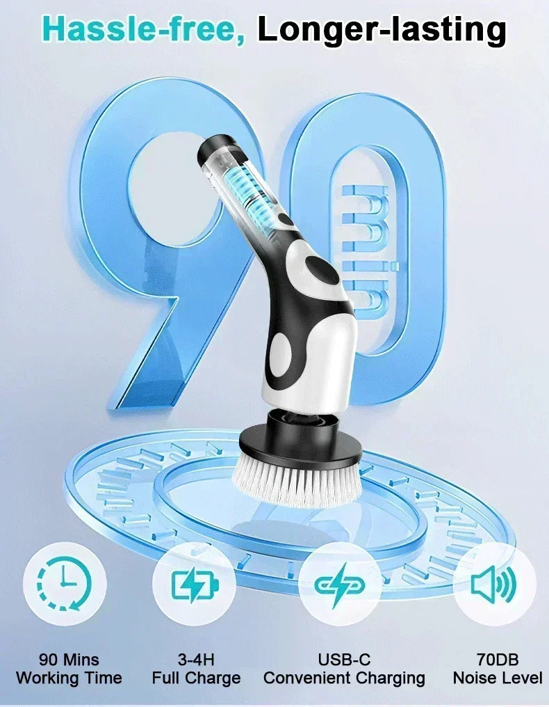 TINSOL 11-in-1 Electric Cleaning Brush