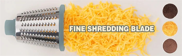 3-in-1 Rotary Cheese & Vegetable Grater