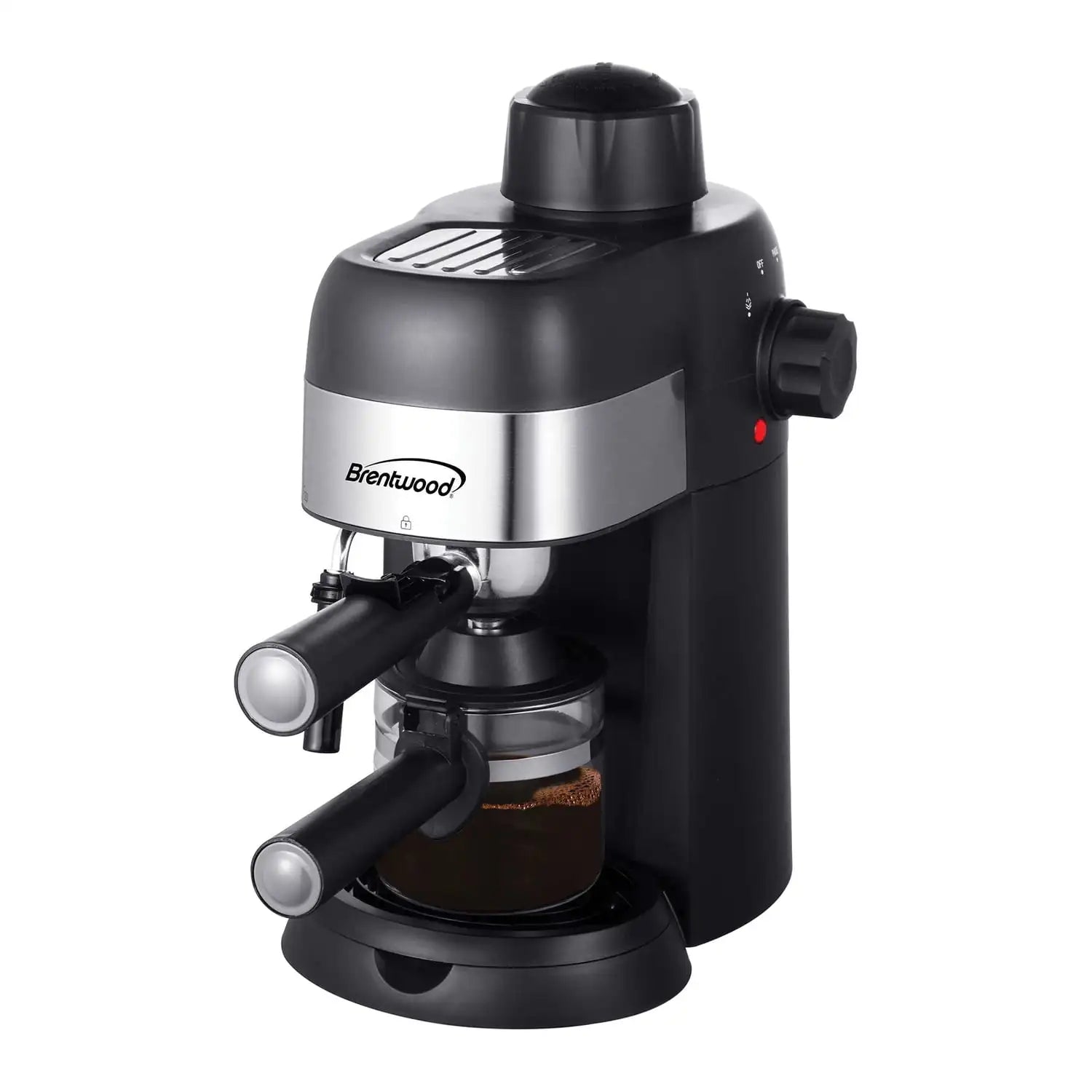 GA-134BK GA-134BK 4-Cup Stainless Steel Espresso and Cappuccino Maker Machine