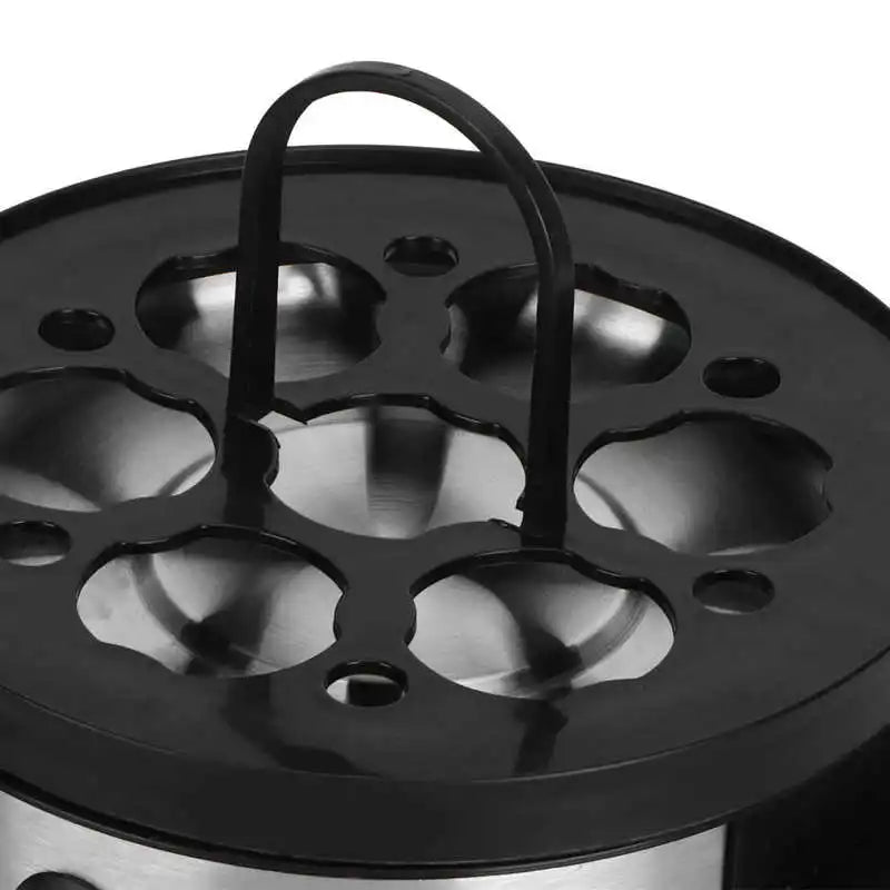 Mini Electric Egg Cooker – Stainless Steel 7-Egg Steamer Boiler, EU 220V