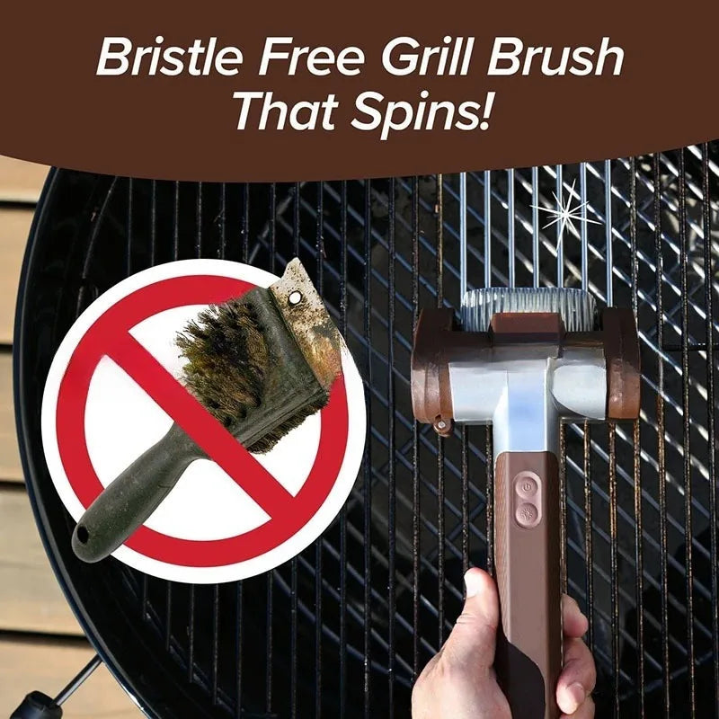 Rechargeable Electric Grill Brush