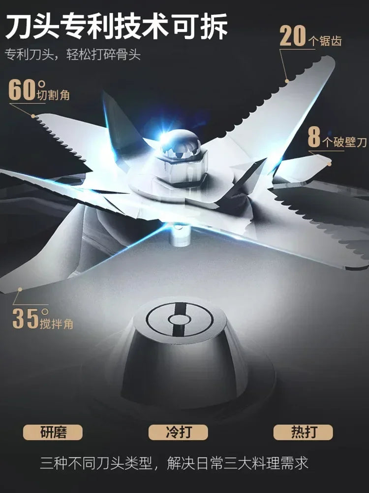 Multifunction Electric Food Processor & Blender