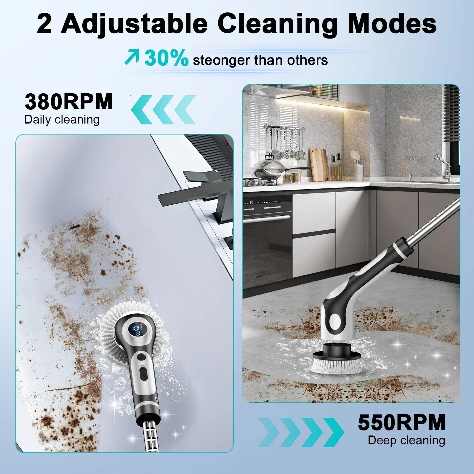 TINSOL 11-in-1 Electric Cleaning Brush
