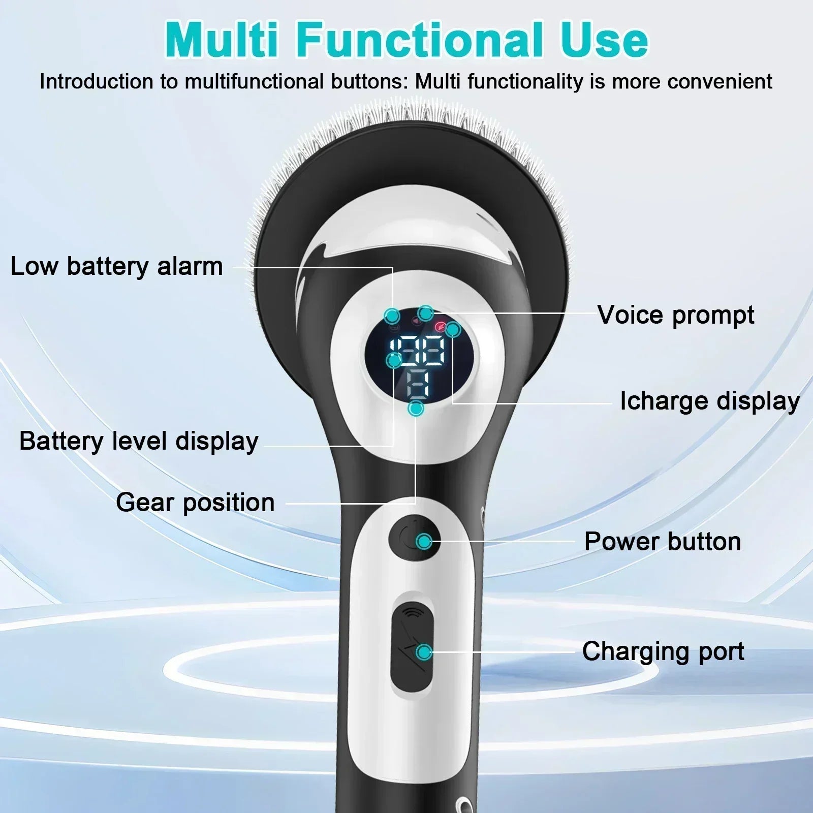 TINSOL 11-in-1 Electric Cleaning Brush
