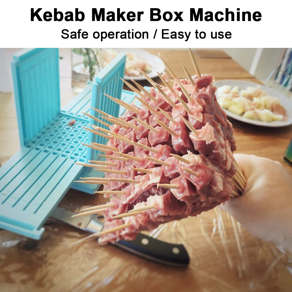 49-Hole BBQ Meat Skewer Maker