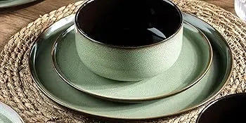 12-Piece Ceramic Dinnerware Set for 4