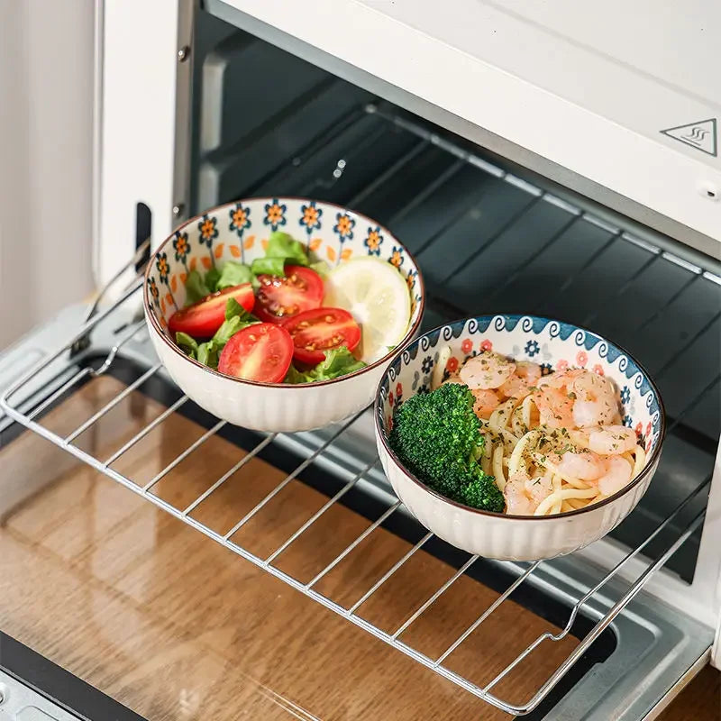 Porcelain Dessert, Salad & Snack Bowl Set – Microwave Safe Tableware Gift