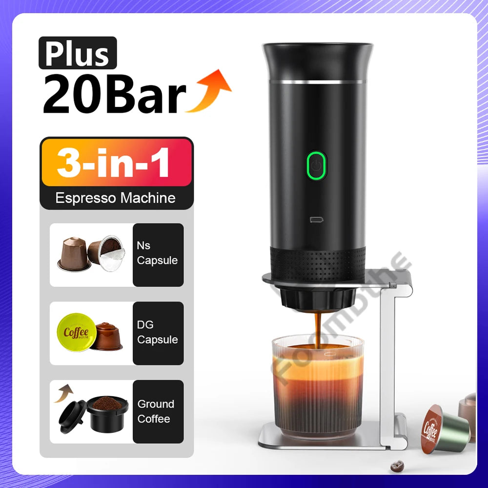 Portable Wireless Espresso Coffee Maker