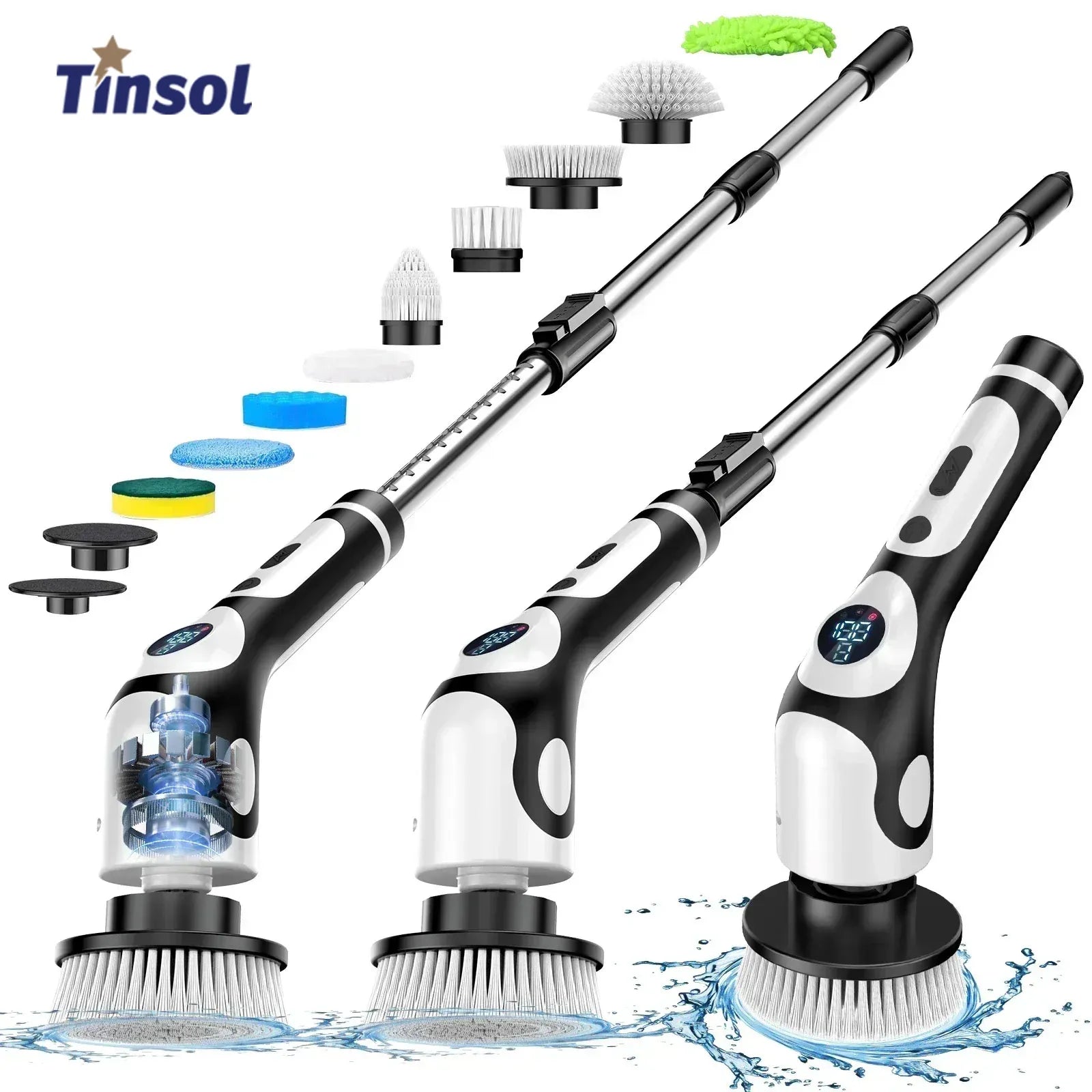TINSOL 11-in-1 Electric Cleaning Brush