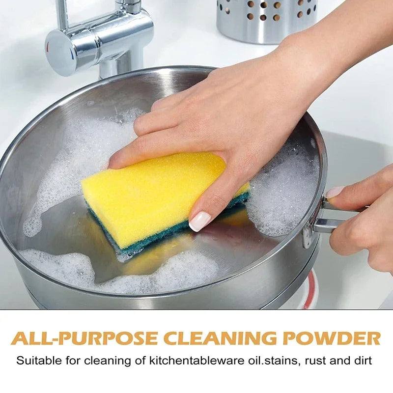 Powerful Kitchen Cleaner & Shoe Whitening Powder – One-Second Stain Remover