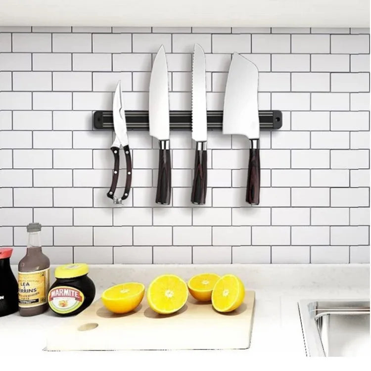 Multipurpose Magnetic Knife Holder – Wall Mounted Kitchen Tool Storage Strip