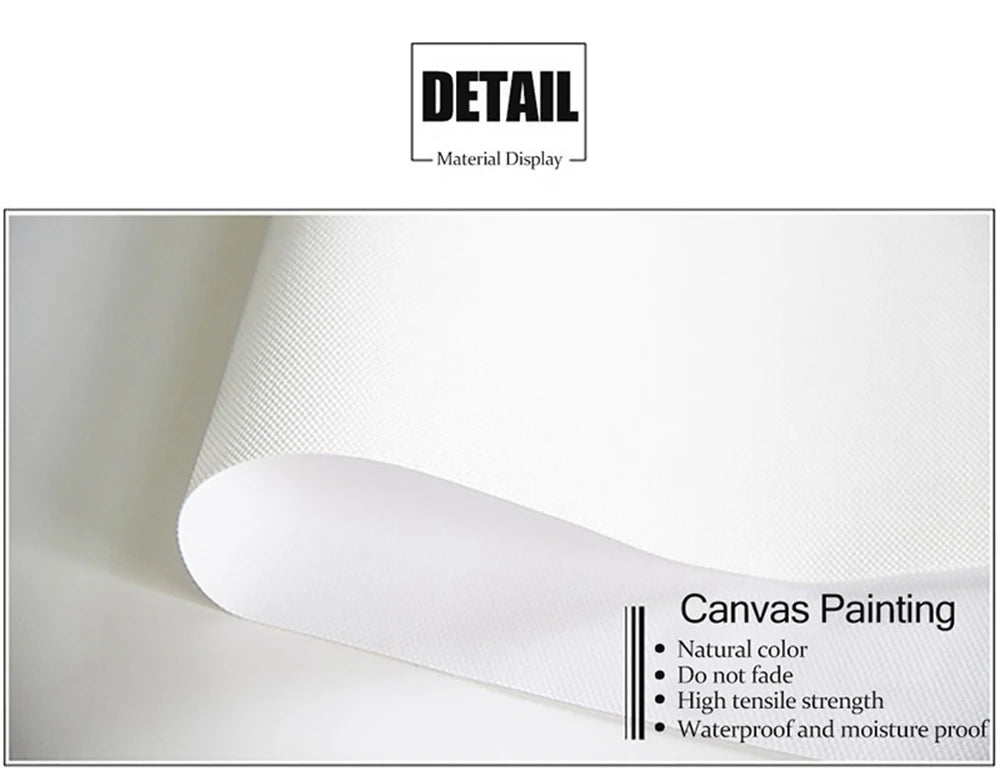 Black & White Surfboard Wall Art Poster