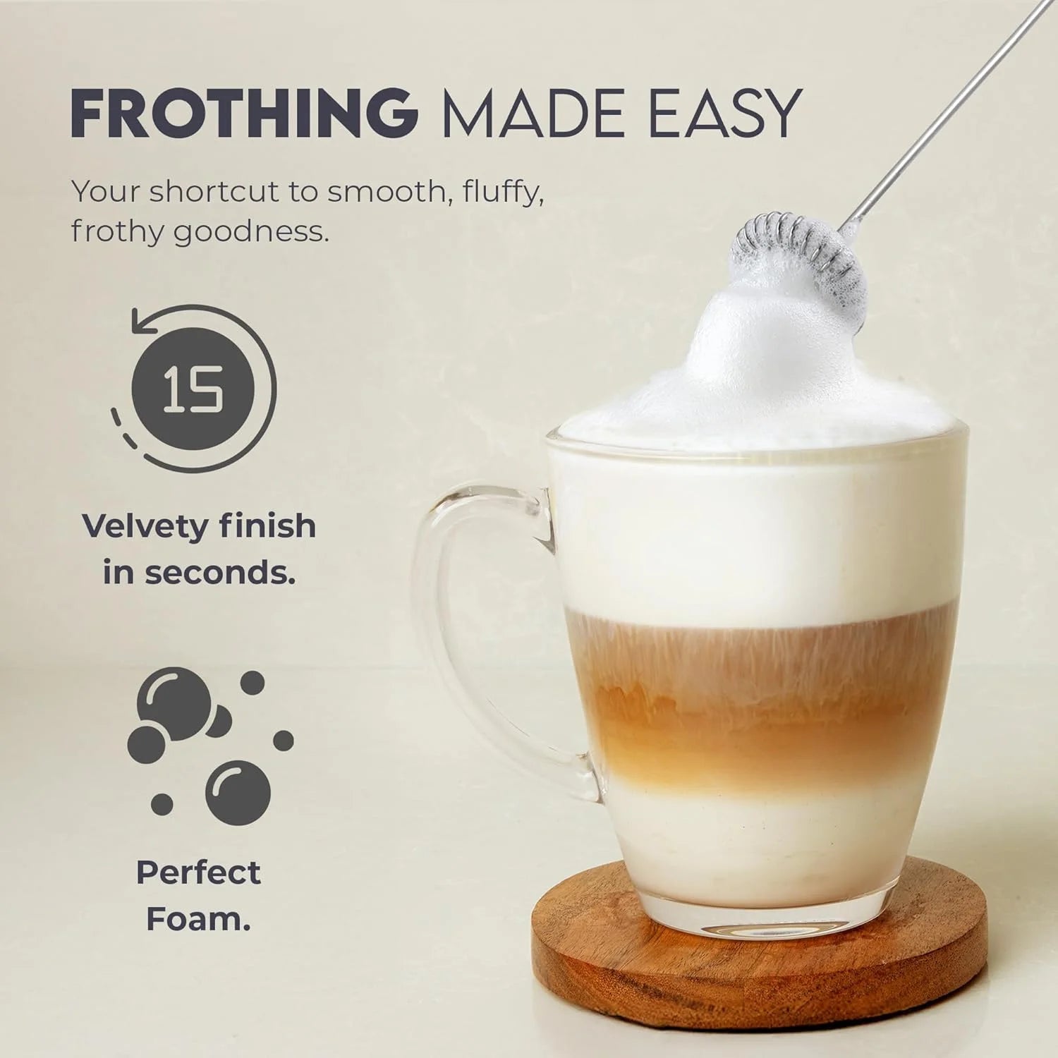 Handheld Electric Milk Frother