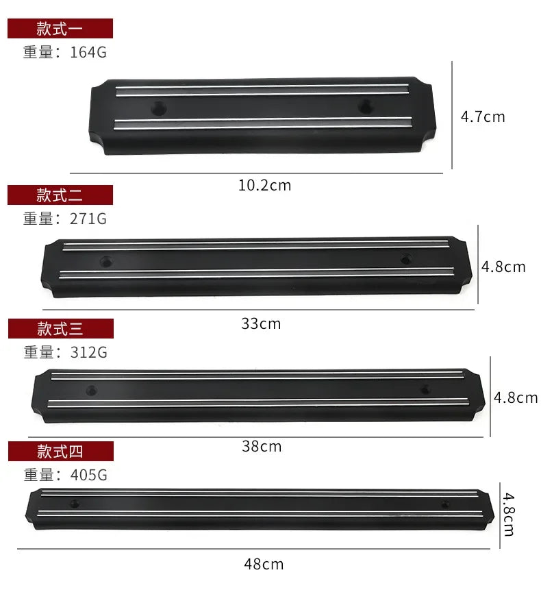 Multipurpose Magnetic Knife Holder – Wall Mounted Kitchen Tool Storage Strip