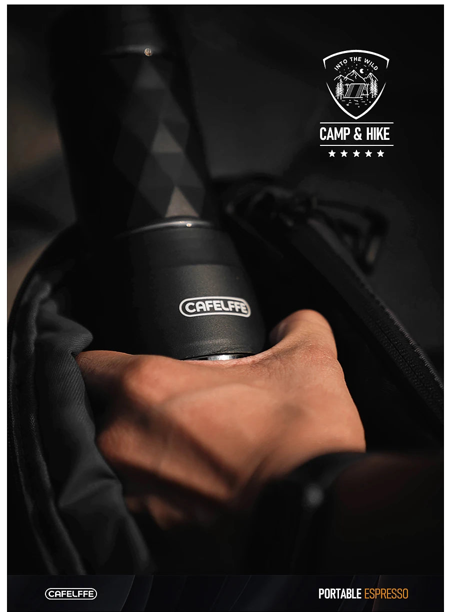 Cafelffe 3 In1 Portable Coffee Machine Hot/Cold Water Manual Espresso Maker For Capsule & Ground Hand Press Brewer hiking Travel