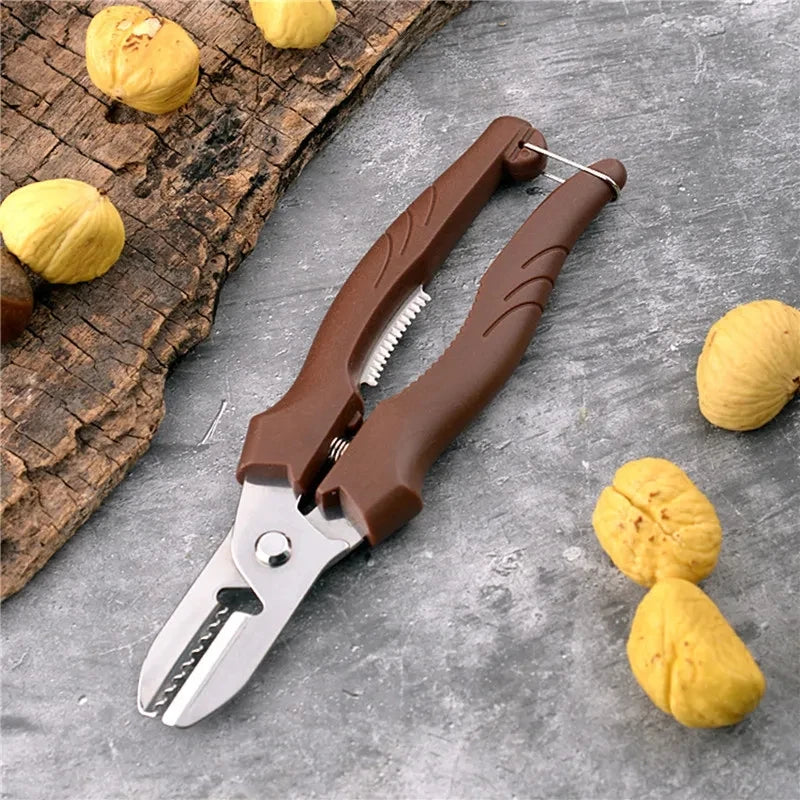 Multipurpose Chestnut Peeler – Shell Cutting Scissors & Cross-Cut Knife for Kitchen