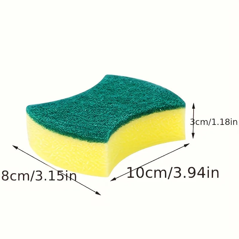 Multifunctional Double-Sided Cleaning Sponge – Strong Decontamination for Dishwashing