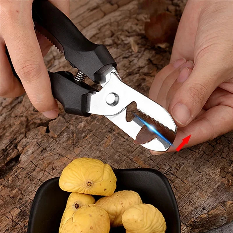 Multipurpose Chestnut Peeler – Shell Cutting Scissors & Cross-Cut Knife for Kitchen