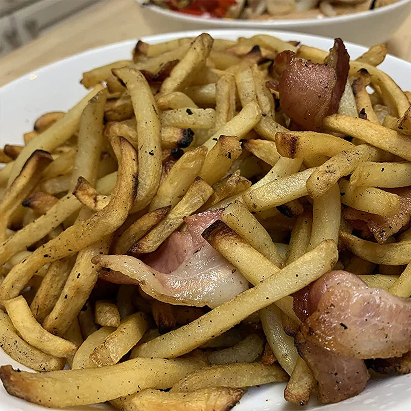 Outdoor Barbecue Grill Grate – Rolling Grill Basket for Camping & Picnic