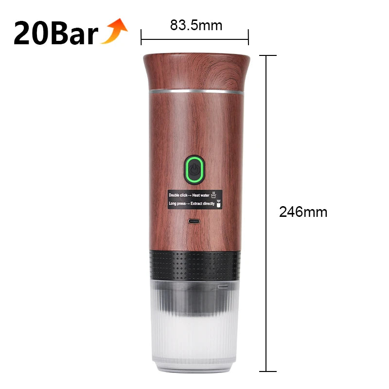 Portable Wireless Espresso Coffee Maker