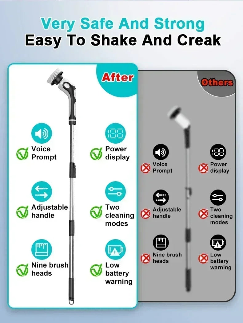 TINSOL 11-in-1 Electric Cleaning Brush