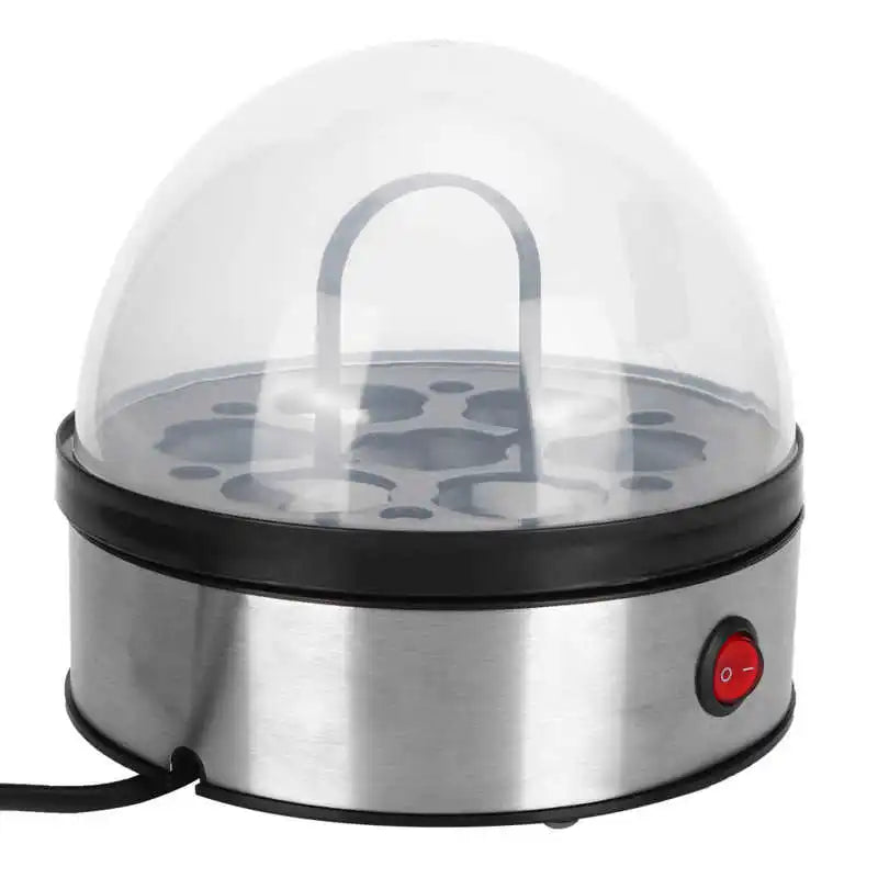 Mini Electric Egg Cooker – Stainless Steel 7-Egg Steamer Boiler, EU 220V