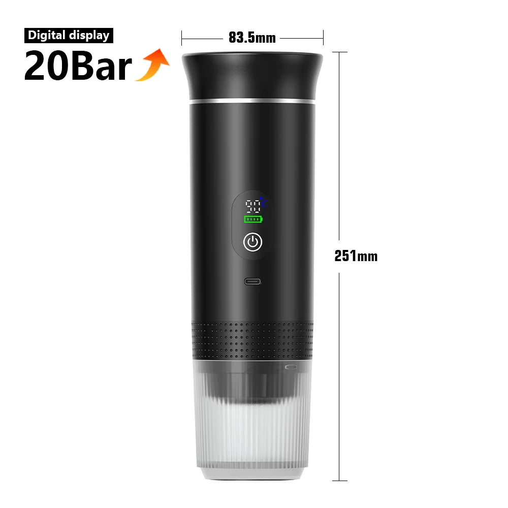 Portable Wireless Espresso Coffee Maker